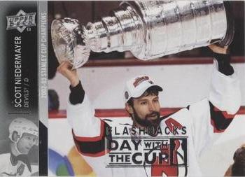 2021-22 Upper Deck - Day with the Cup Flashbacks #DCF-5 Scott Niedermayer Front