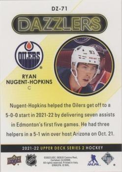 2021-22 Upper Deck - Dazzlers Pink #DZ-71 Ryan Nugent-Hopkins Back