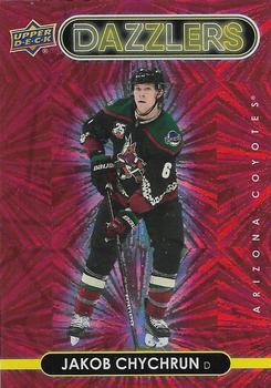 2021-22 Upper Deck - Dazzlers Red #DZ-3 Jakob Chychrun Front