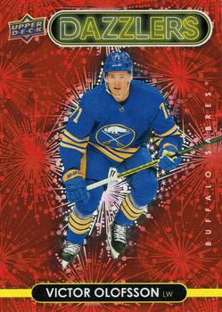 2021-22 Upper Deck - Dazzlers Red #DZ-56 Victor Olofsson Front