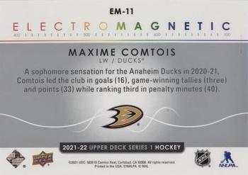 2021-22 Upper Deck - Electromagnetic #EM-11 Maxime Comtois Back