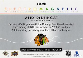 2021-22 Upper Deck - Electromagnetic #EM-20 Alex DeBrincat Back