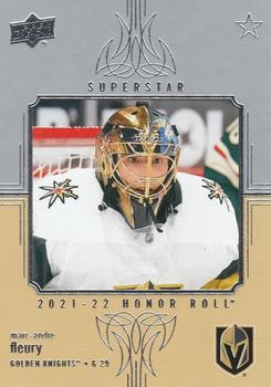 2021-22 Upper Deck - Honor Roll #HR-8 Marc-Andre Fleury Front