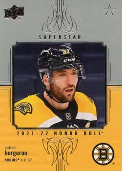 2021-22 Upper Deck - Honor Roll #HR-14 Patrice Bergeron Front