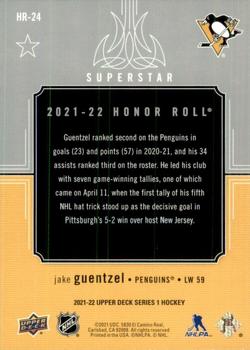 2021-22 Upper Deck - Honor Roll #HR-24 Jake Guentzel Back
