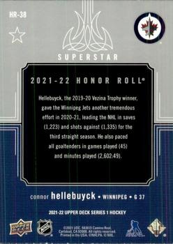 2021-22 Upper Deck - Honor Roll #HR-38 Connor Hellebuyck Back