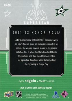 2021-22 Upper Deck - Honor Roll #HR-96 Tyler Seguin Back
