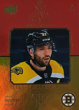 2021-22 Upper Deck - Honor Roll Rainbow Red #HR-14 Patrice Bergeron Front