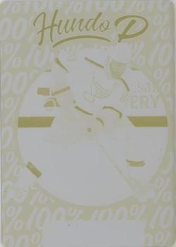 2021-22 Upper Deck - Hundo P Printing Plates Yellow #HP-17 Ryan O'Reilly Front