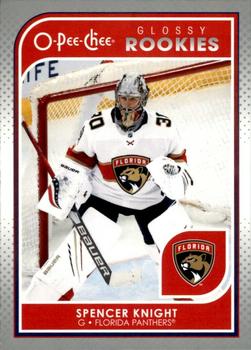 2021-22 Upper Deck - O-Pee-Chee Glossy Rookies #R-1 Spencer Knight Front