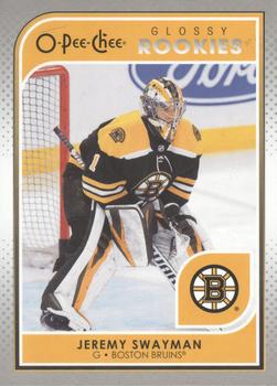 2021-22 Upper Deck - O-Pee-Chee Glossy Rookies #R-6 Jeremy Swayman Front