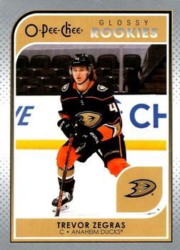 2021-22 Upper Deck - O-Pee-Chee Glossy Rookies #R-8 Trevor Zegras Front
