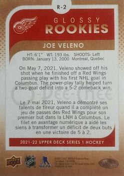 2021-22 Upper Deck - O-Pee-Chee Glossy Rookies Bronze #R-2 Joe Veleno Back
