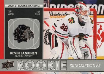 2021-22 Upper Deck - Rookie Retrospective #RR-7 Kevin Lankinen Front