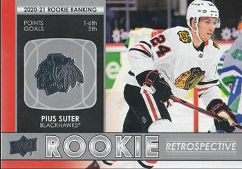 2021-22 Upper Deck - Rookie Retrospective #RR-11 Pius Suter Front