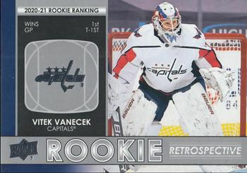 2021-22 Upper Deck - Rookie Retrospective #RR-13 Vitek Vanecek Front
