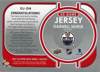 2021-22 Upper Deck - UD Game Jersey #GJ-DN Darnell Nurse Back