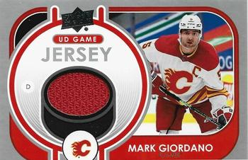 2021-22 Upper Deck - UD Game Jersey #GJ-MG Mark Giordano Front