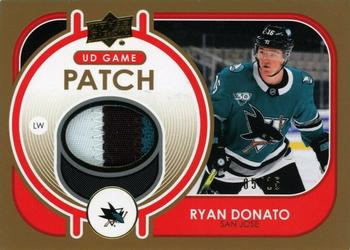 2021-22 Upper Deck - UD Game Patch #GJ-RD Ryan Donato Front