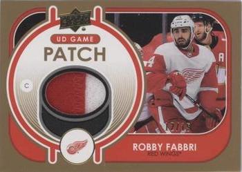 2021-22 Upper Deck - UD Game Patch #GJ-RF Robby Fabbri Front