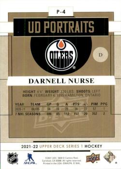 2021-22 Upper Deck - UD Portraits #P-4 Darnell Nurse Back