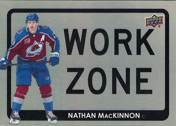 2021-22 Upper Deck - Work Zone #WZ-12 Nathan MacKinnon Front
