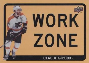 2021-22 Upper Deck - Work Zone #WZ-34 Claude Giroux Front