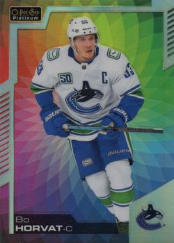 2020-21 O-Pee-Chee Platinum - Rainbow Color Wheel #41 Bo Horvat Front