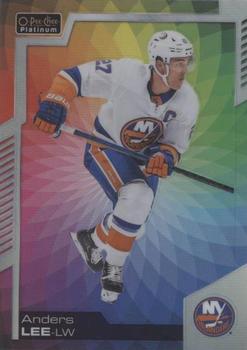 2020-21 O-Pee-Chee Platinum - Rainbow Color Wheel #53 Anders Lee Front