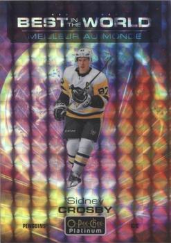 2020-21 O-Pee-Chee Platinum - Best in the World Mosaic #BW-3 Sidney Crosby Front