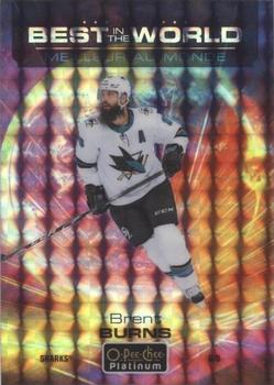 2020-21 O-Pee-Chee Platinum - Best in the World Mosaic #BW-8 Brent Burns Front