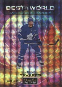 2020-21 O-Pee-Chee Platinum - Best in the World Mosaic #BW-9 John Tavares Front