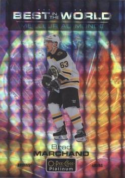2020-21 O-Pee-Chee Platinum - Best in the World Mosaic #BW-13 Brad Marchand Front