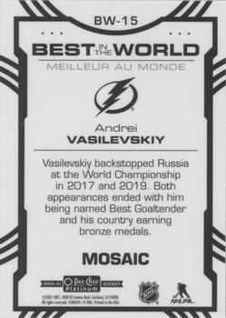 2020-21 O-Pee-Chee Platinum - Best in the World Mosaic #BW-15 Andrei Vasilevskiy Back