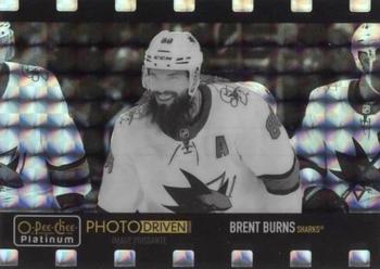 2020-21 O-Pee-Chee Platinum - Photo Driven Mosaic #PD-11 Brent Burns Front