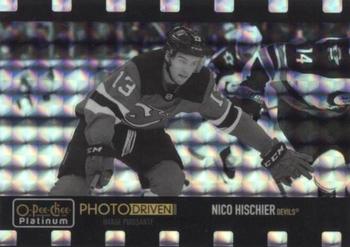 2020-21 O-Pee-Chee Platinum - Photo Driven Mosaic #PD-15 Nico Hischier Front