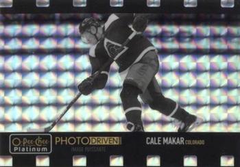 2020-21 O-Pee-Chee Platinum - Photo Driven Mosaic #PD-18 Cale Makar Front