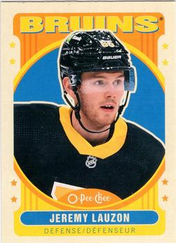 2021-22 O-Pee-Chee - Retro Blank Back #NNO Jeremy Lauzon Front