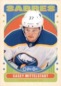 2021-22 O-Pee-Chee - Retro Blank Back #NNO Casey Mittelstadt Front