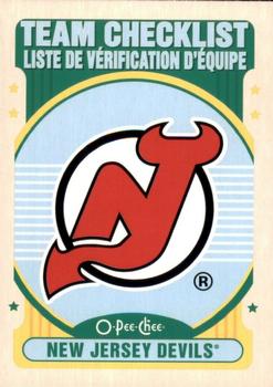 2021-22 O-Pee-Chee - Retro Blank Back #NNO New Jersey Devils Front