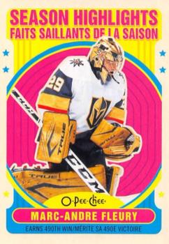 2021-22 O-Pee-Chee - Retro Blank Back #NNO Marc-Andre Fleury Front