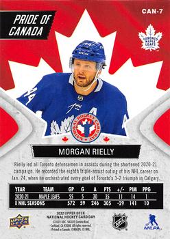 2022 Upper Deck National Hockey Card Day Canada #CAN-7 Morgan Rielly Back