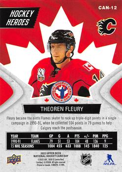 2022 Upper Deck National Hockey Card Day Canada #CAN-12 Theoren Fleury Back