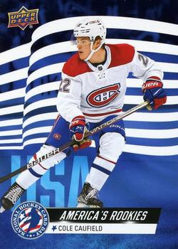2022 Upper Deck National Hockey Card Day USA #USA-1 Cole Caufield Front