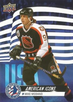 2022 Upper Deck National Hockey Card Day USA #USA-13 Mike Modano Front