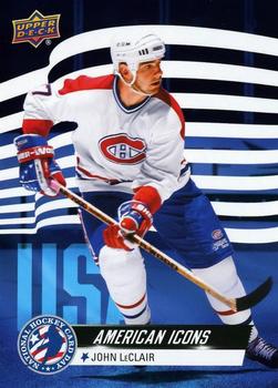 2022 Upper Deck National Hockey Card Day USA #USA-14 John LeClair Front