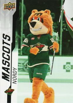 2022 Upper Deck National Hockey Card Day USA - Mascots #M-2 Nordy Front