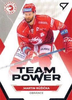 2021-22 SportZoo Tipsport ELH - Team Power #TP-03 Martin Ruzicka Front