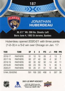 2021-22 Upper Deck MVP - Blue #187 Jonathan Huberdeau Back