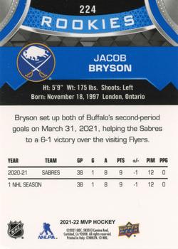 2021-22 Upper Deck MVP - Blue #224 Jacob Bryson Back